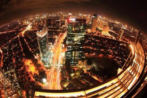 Jakarta Selatan malam hari